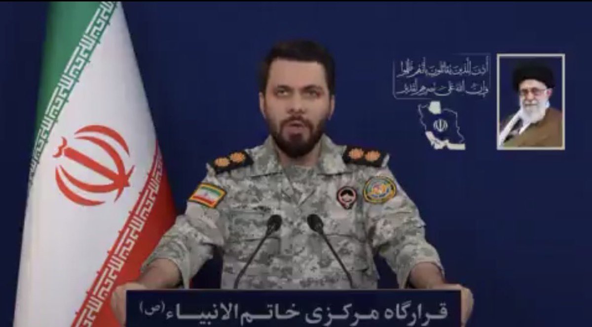 IRAN ANNOUNCEMENT:

“Iranian Armed Forces are operating more freely and with ease after the enemy was blinded due to the destruction of their radars. 

Our hits have become more successful.”
