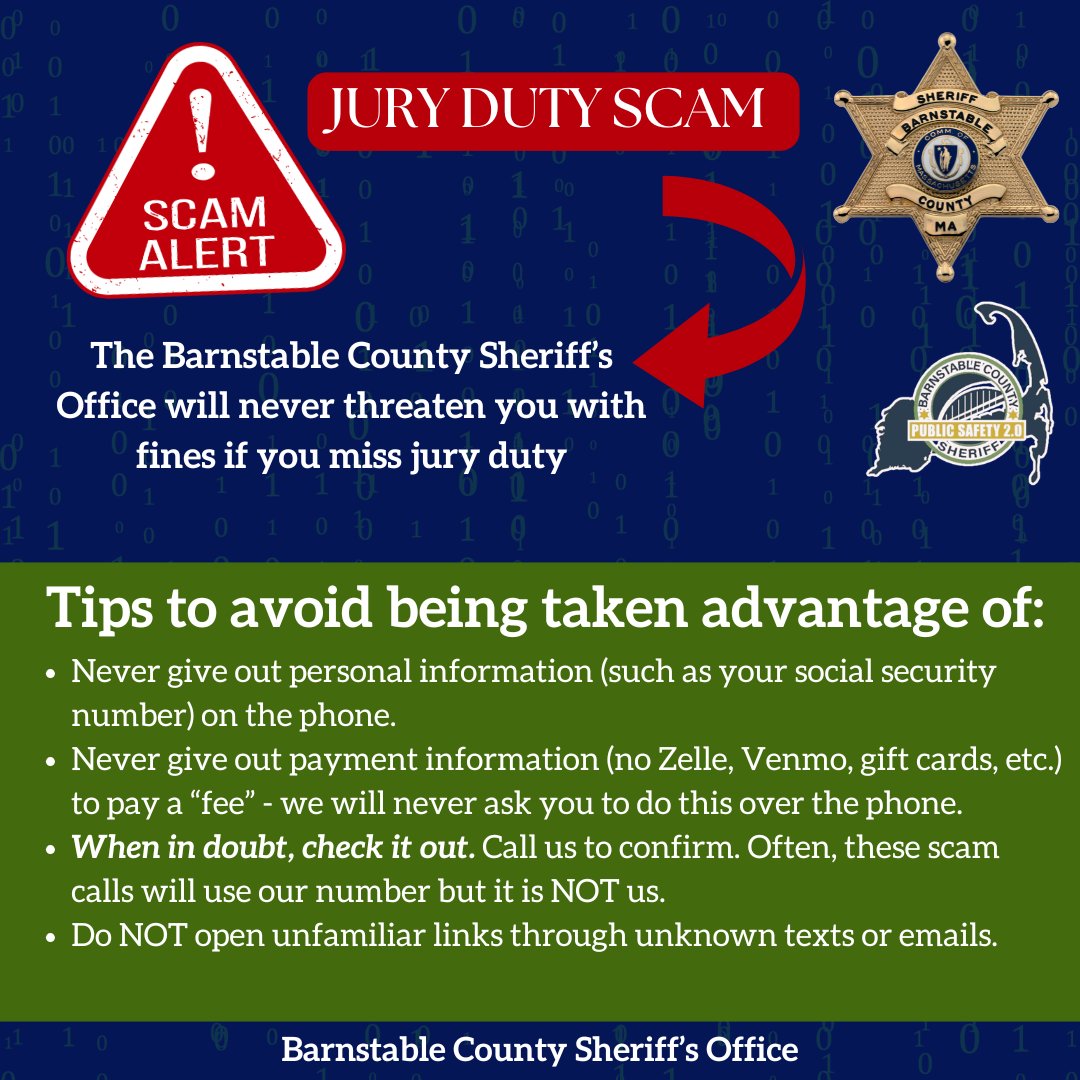 Barnstable Sheriff tweet media