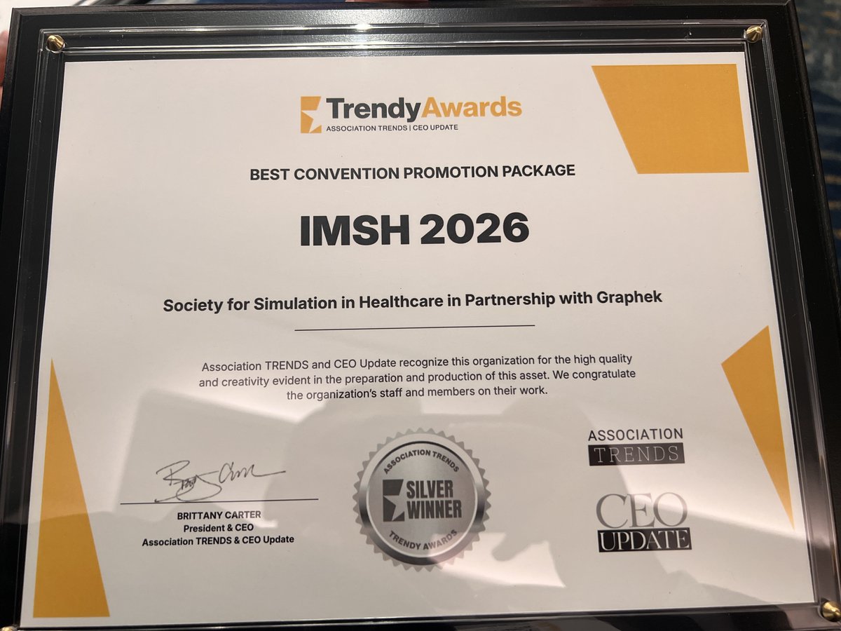 Society for Simulation in Healthcare tweet media