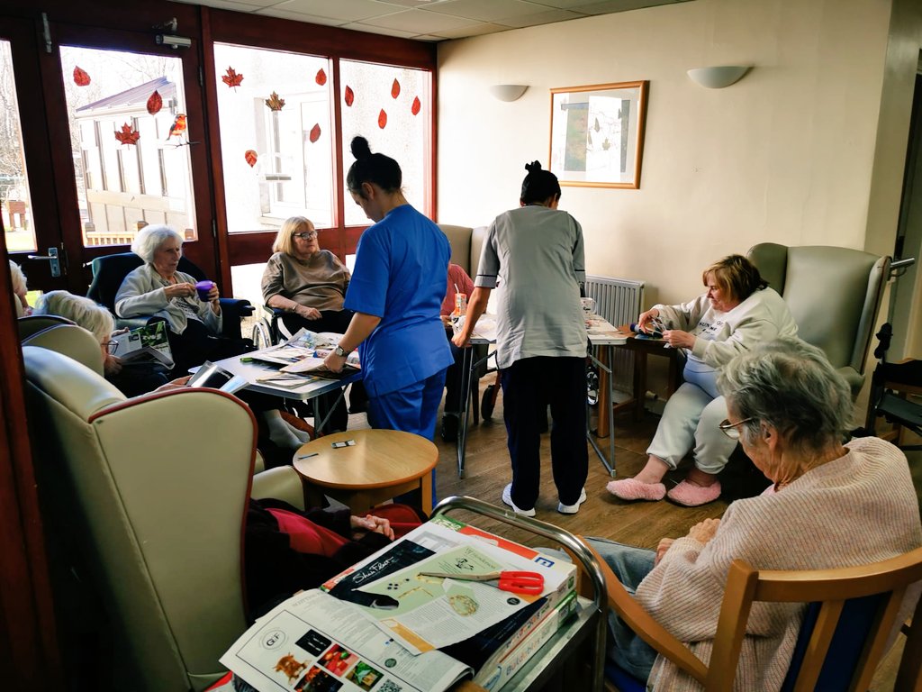 A busy morning cutting out pictures and words for our book covers...we ran out of time on #WorldBookDay2026 📚