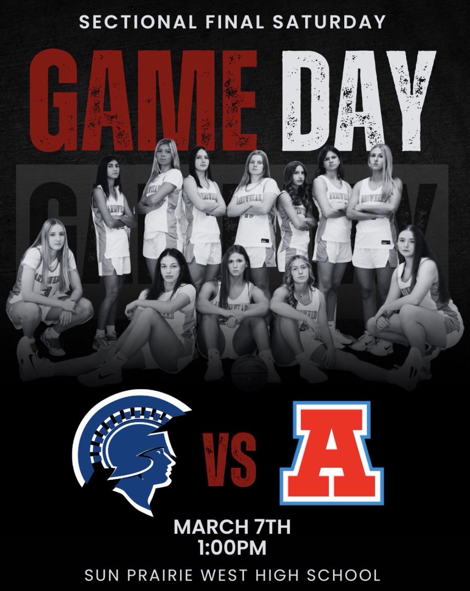 arrowheadgirlBB's tweet photo. Game Day!
Sectional Saturday!
#BYOG
Tickets: https://t.co/U2DOWyScEA
Streaming: https://t.co/ykvbkJIHFp https://t.co/UcU5DogT6B