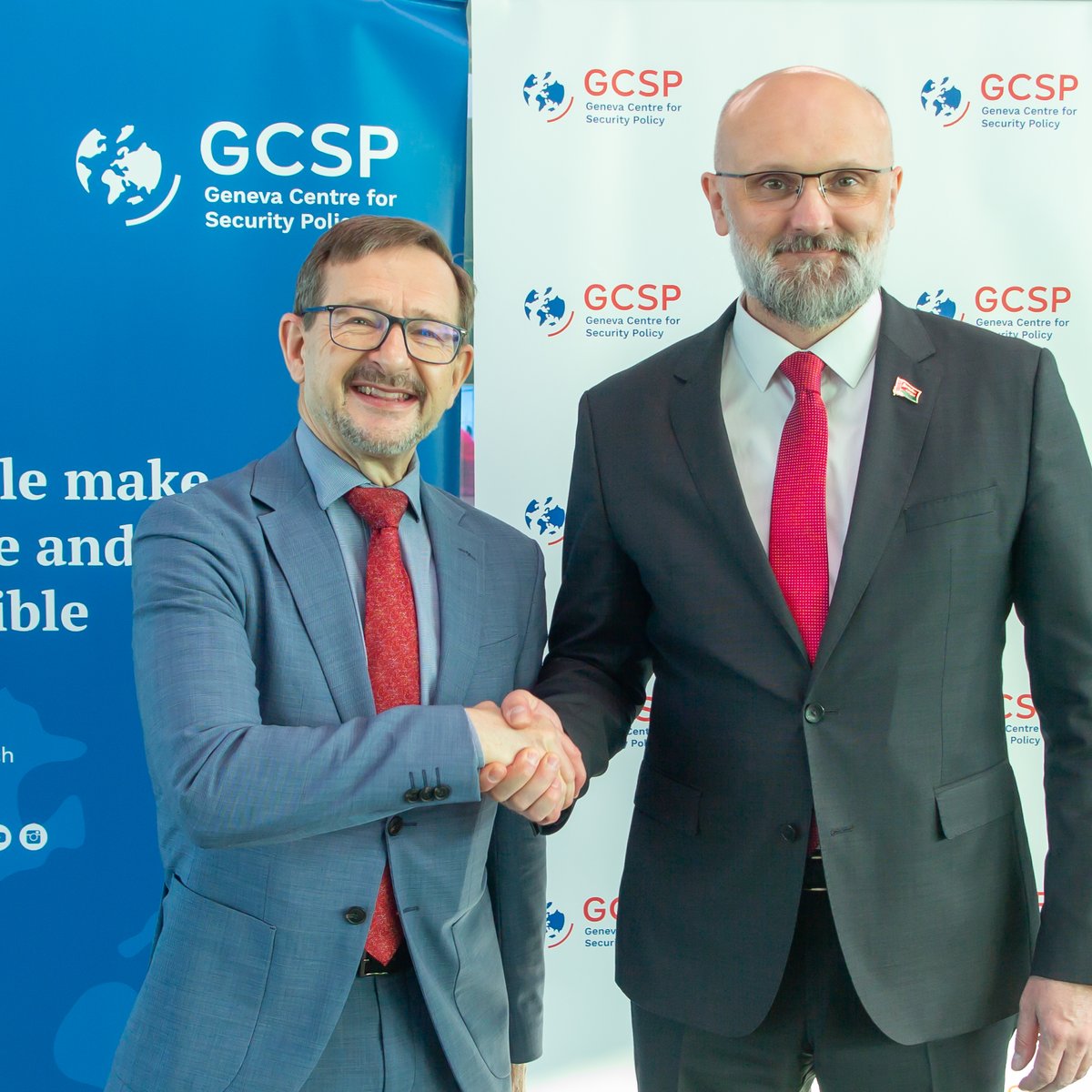 The GCSP tweet media