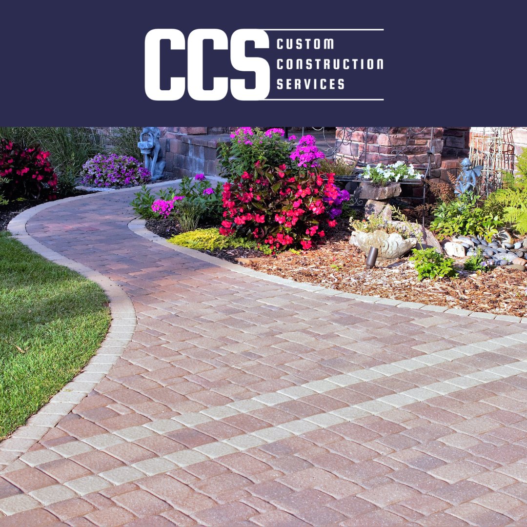 ccs_mpls's tweet photo. Step up your curb appeal with a custom paver walkway from CCS. Our walkways combine craftsmanship, durability, and style — creating a beautiful path that welcomes you home every day. https://t.co/fIBSKQEUoc