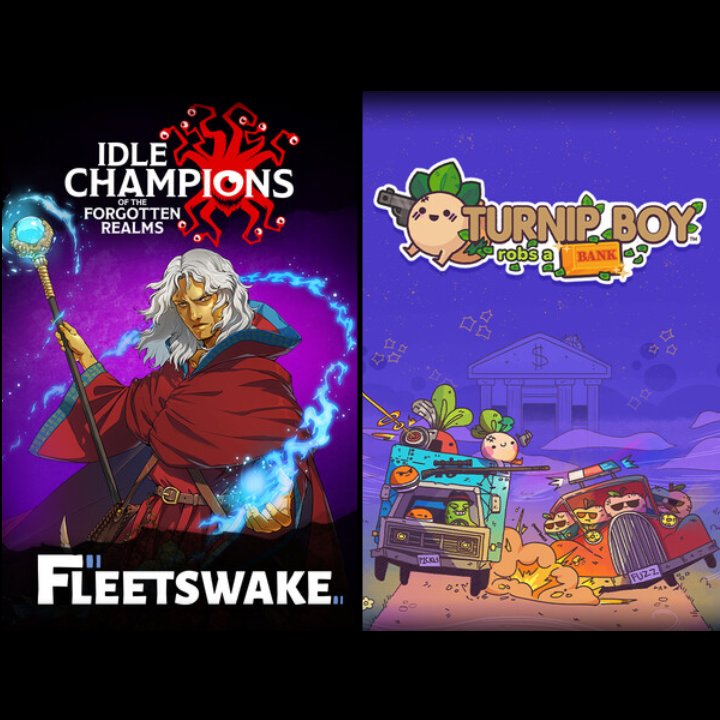 CLAIM these 2 games for FREE on the <a href="/EpicGames/">Epic Games Store</a> Store 👇

1)Idle Champions of the Forgotten Realms store.epicgames.com/en-US/p/idle-c… 

2) Turnip Boy Robs a Bank store.epicgames.com/en-US/p/turnip… 

#EpicGames #FreeGames #PCGaming #GamingDeals #FreeGameAlert #Giveaway