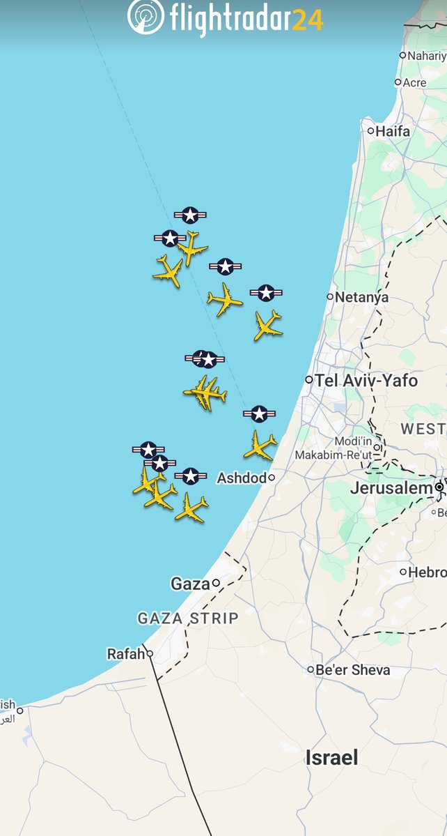 🚨⚡️ Ballistic Missiles alert over Tel Aviv &amp; surroundings. (20h45)

It happens as a batch of KC-135Rs was returning from Iraq, they are now circling, waiting for clearance to land in Ben Gurion.