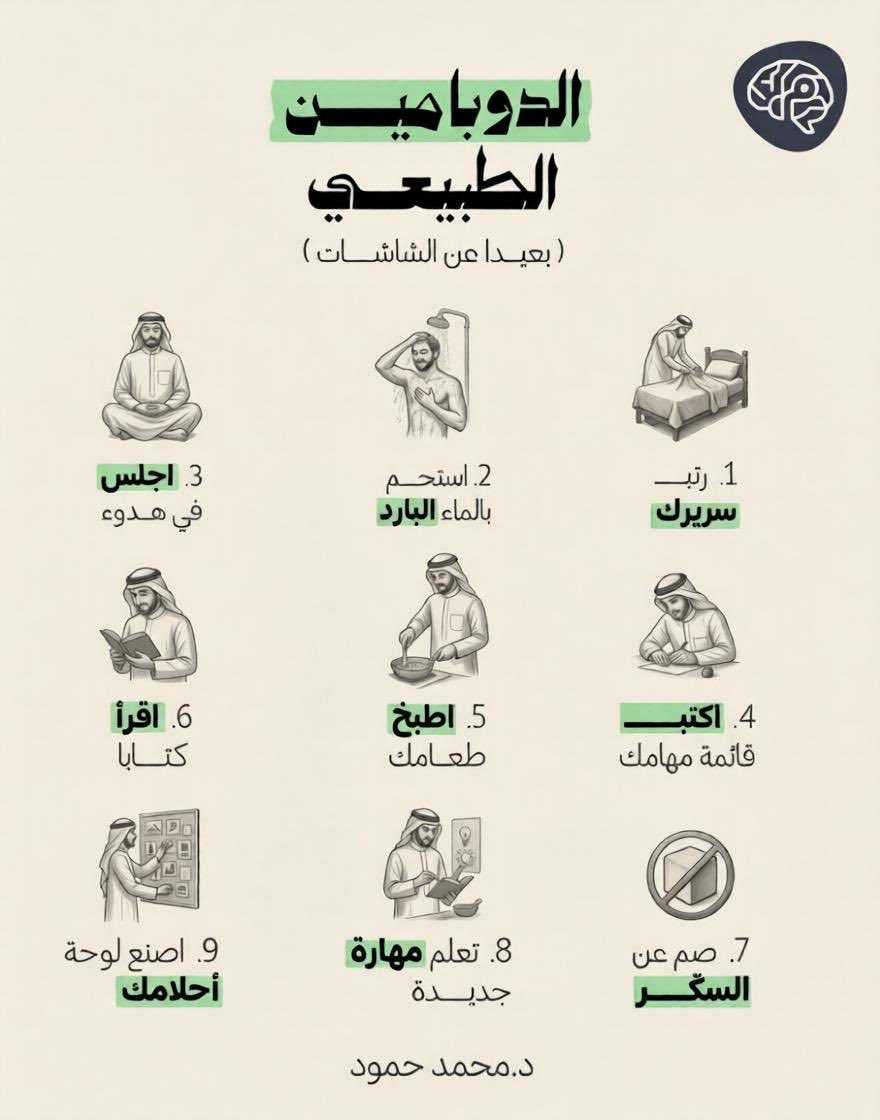 "الدوبامين الطبيعي"🧘