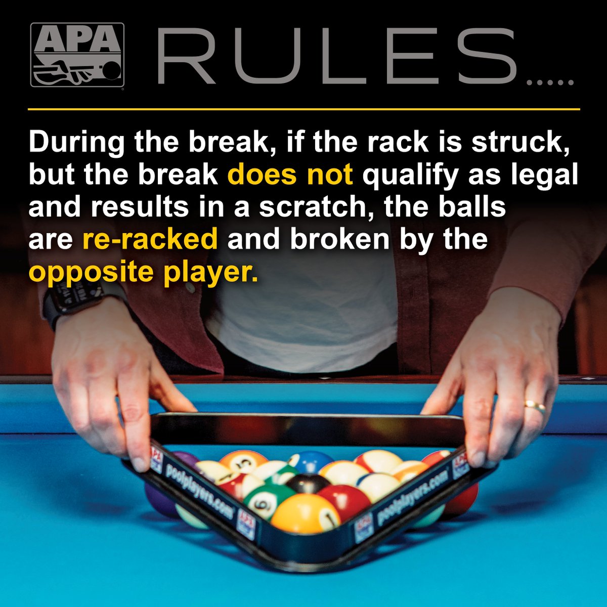 poolplayers's tweet photo. APA Rules 101 ✅ 🎱 #aparules #apapool #billiards #poolplayer #poolrules 

Rule 🔗 https://t.co/54o2wACWAw https://t.co/9UiZ6XJ3HX