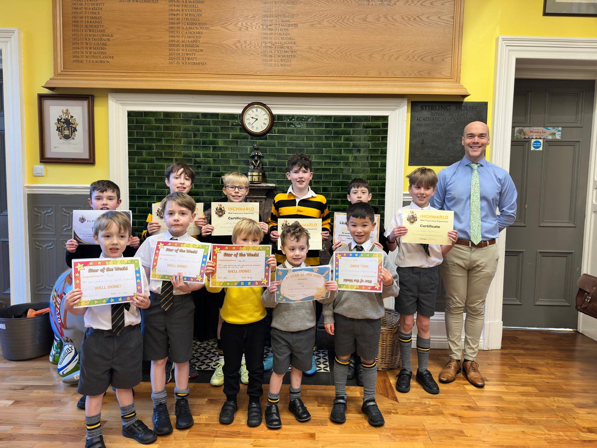 #WorldBookDay2026  may be over, but the celebrations continue at Inchmarlo!  This morning we were delighted to award our #AcceleratedReader Word Millionaires with their special badges. These boys have shown incredible dedication, curiosity and a real love of reading