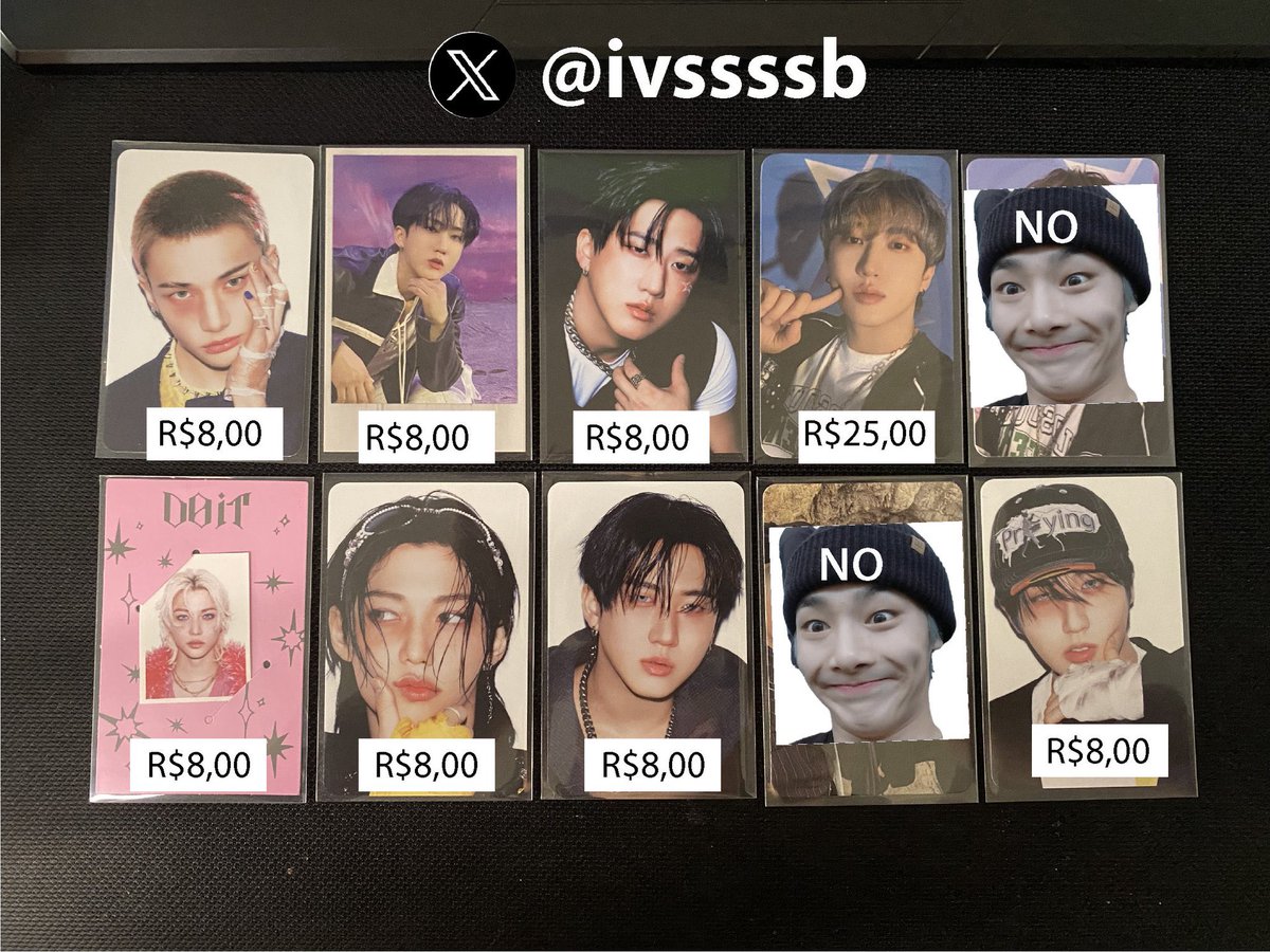 ivssssb's tweet photo. [VENDO/VENDA]  

• Preço na imagem + 15 de frete 
• Ainda não tenho feedbacks 
• Faço o envio em 1 semana  
• Mando fotos e vídeos na dm 
• Pagamento imediato  

🏷️ Photocard; Stray kids; Changbin; Felix; Hyunjin; Han; Karma; Do it; KARMA; ATE; ROCK-STAR https://t.co/Y134LawdiG