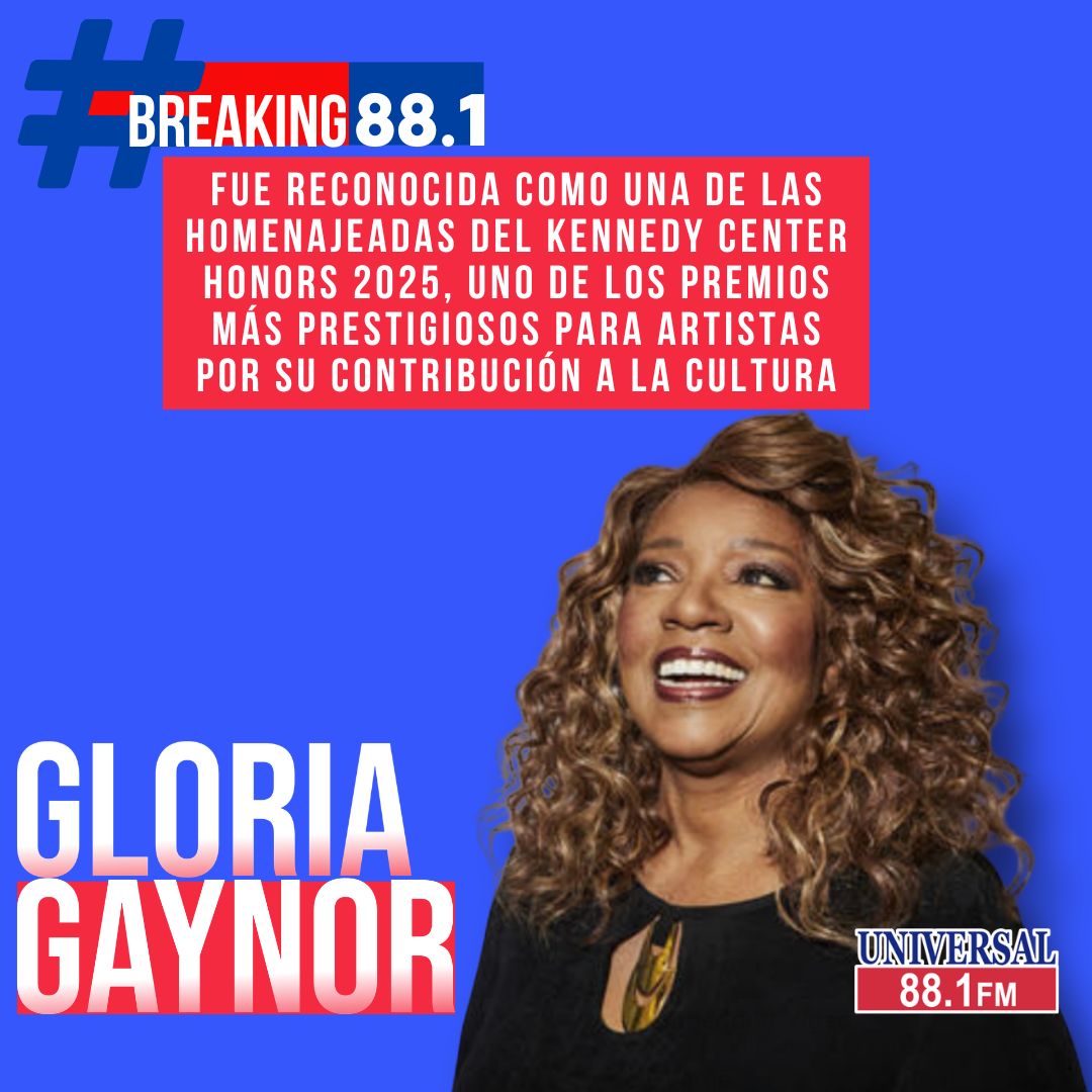 universal881fm's tweet image. #Breaking881 🌟 La icónica cantante Gloria Gaynor fue nombrada una de las homenajeadas del Kennedy Center Honors 2025, uno de los reconocimientos más prestigiosos para artistas que han marcado la cultura y las artes escénicas.
#GloriaGaynor #Disco #MusicHistory #Universal881