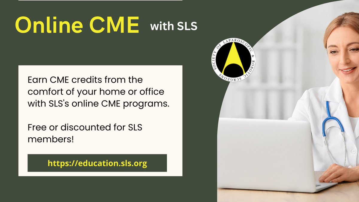 Society of Laparoscopic & Robotic Surgery (SLS) tweet media