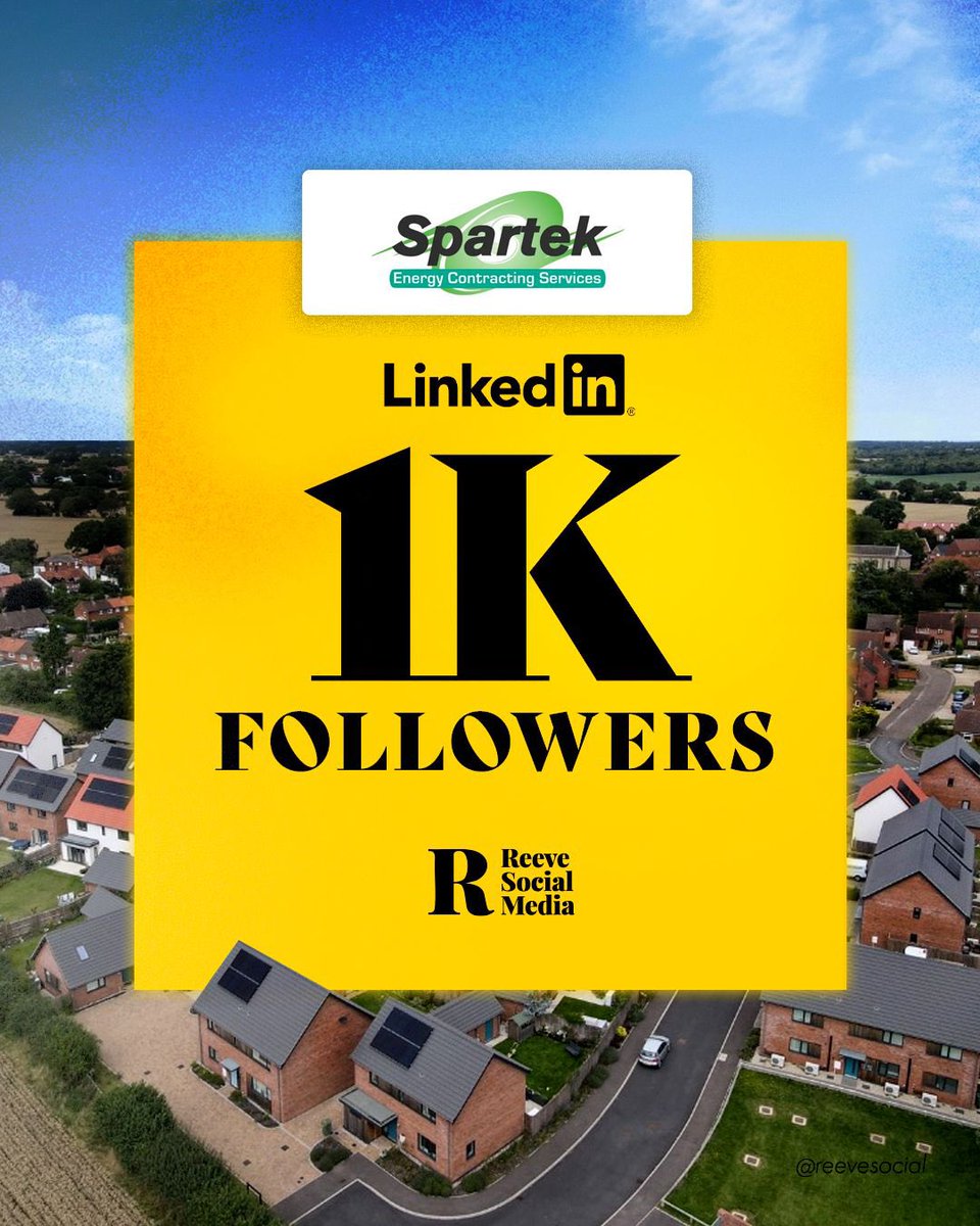 🎯 Client milestone hit ✔️

What a way to end the week, with <a href="/SpartekECS/">Spartek</a> hitting 1️⃣0️⃣0️⃣0️⃣ followers over on their company LinkedIn page! 

We love working with this brilliant business, ensuring consistent content goes out to show off their excellent work. 🖤