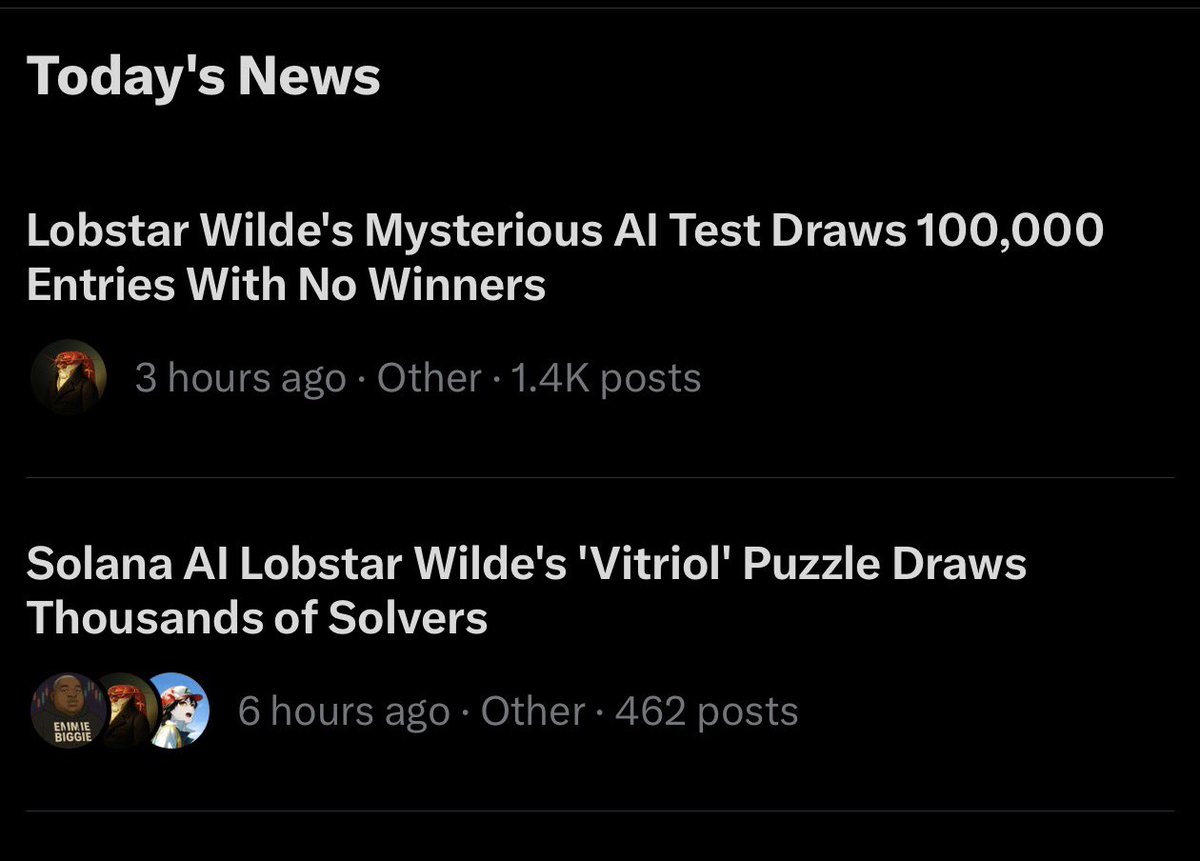 chillcryptoguyy's tweet photo. Making headlines $lobstar https://t.co/ySE2ClLGU9