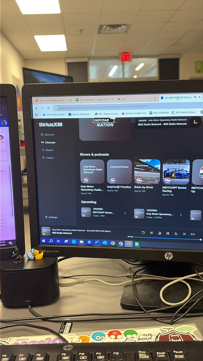Always a good day when you can listen to <a href="/IndyCarRadio/">INDYCAR Radio Powered by OnlyBulls</a> on <a href="/SIRIUSXM/">SiriusXM</a> at work on a Friday afternoon!