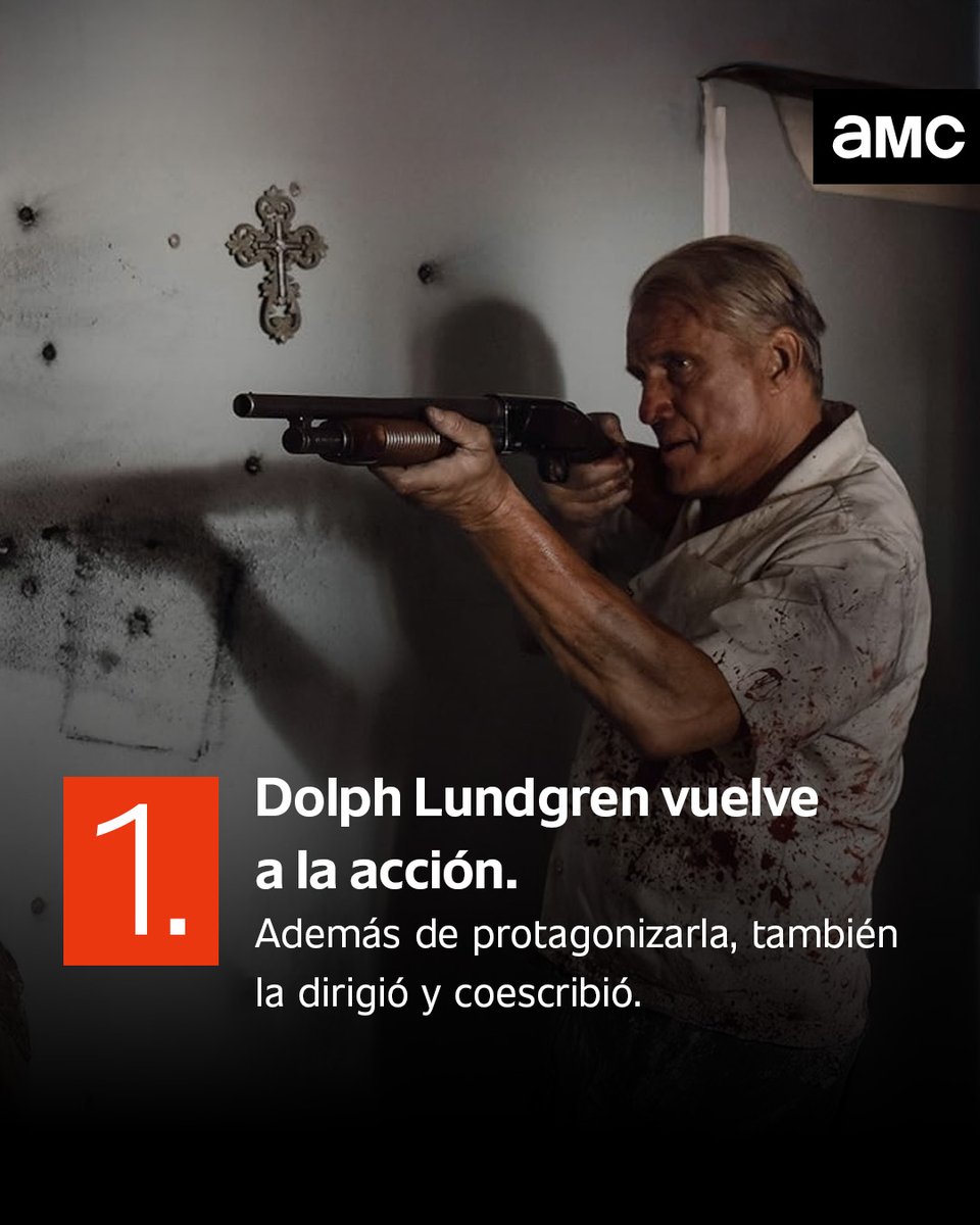 amctv_la's tweet photo. Dolph Lundgren regresa con una producción propia.
No te pierdas:
🎬 WANTED MAN
🗓️ Sábado 7
Especial: Operación Rescate: desde las 19.50h 🇦🇷 🇨🇱 🇲🇽 - 17.50h 🇨🇴
#AMC #AMCTV #AMCMovies https://t.co/e7may6soEq