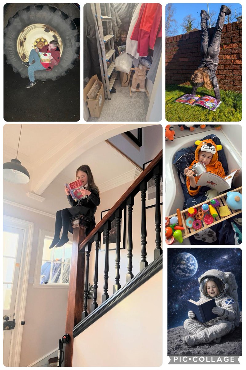 DalryPrimary's tweet image. Well done to everyone who took part in our Reading in Unusual Places challenge for World Book Day! 📚✨
Our Literacy Committee loved your entries. Congrats to our winners &amp;amp; thanks to all who joined in! 📖👏
#WorldBookDay #LoveReading