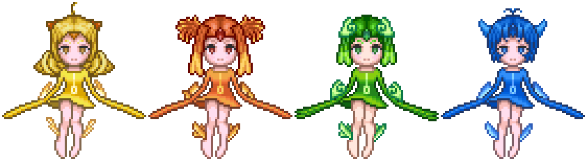 PoppilWan_Mm's tweet photo. ルーンファクトリーシリーズ
イエロー レッド グリーン ブルー
#ドット絵 #pixelart 
#ルーンファクトリー 
#RuneFactory https://t.co/lsnjXbSYJw