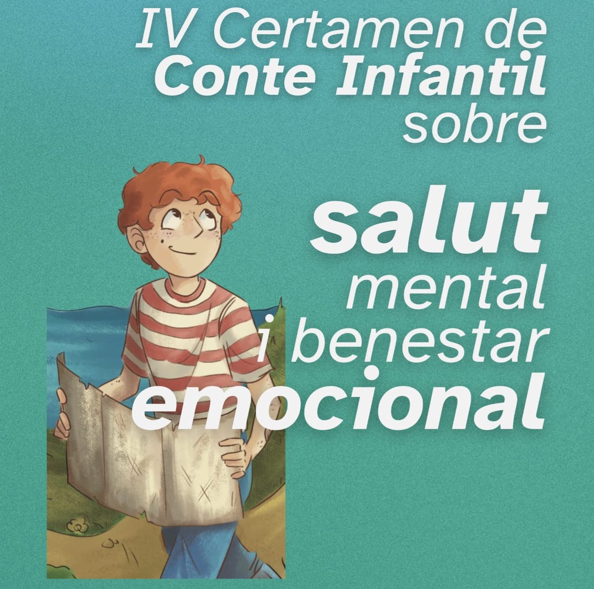 📚 Ja està oberta la IV edició del Certamen de conte infantil sobre salut mental i benestar emocional

🗓️ Termini obert fins al 29 de març
👦 Categories infantil, juvenil i majors de 18 anys
📩 Envia el teu relat a: espaimental@dgsm.caib.es

🔗 Bases 👇caib.es/sites/salutmen…