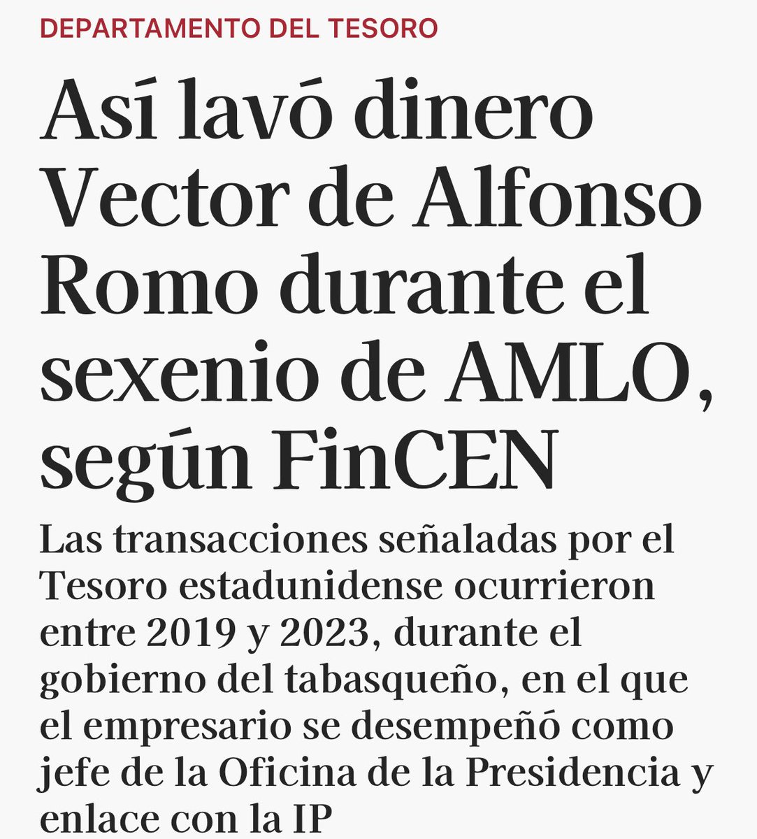 ¡Buenos días extraños!

Les recuerdo que la mano derecha de AMLO lavaba dinero desde la oficina de la presidencia y no pasó nada.