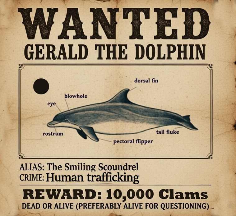 Finally Gerald has surfaced!! We are en route to Sanibel Island to capture this SOB once and for all. Don't be fooled by his smile. That's how he lures people to his unpermitted jobsite.