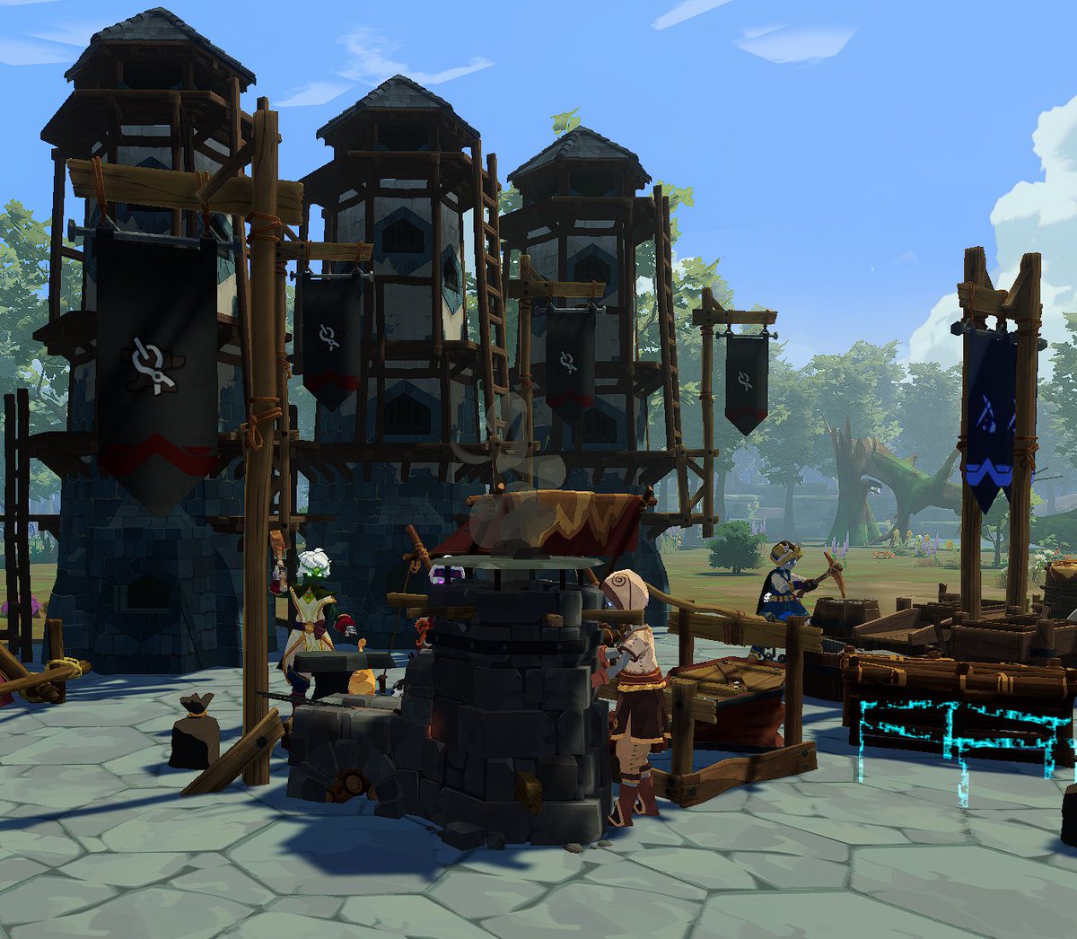 Moving2TheMusic's tweet photo. For the start of this second Early Access wipe, its always crazy to come back to humble beginnings. But at least for my group, its the grind of number go up that drives us! #bitcraftpartner #bitcraftonline https://t.co/OM6pXfK36V