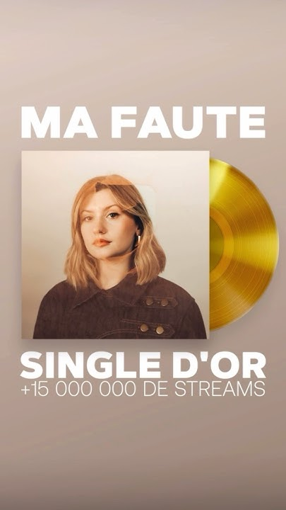 fabien_fichaux's tweet photo. Aujourd'hui nous fêtons les 1 an du single d'or de "Ma faute" de Marine #Marine #MaFaute #SingleDor #1an https://t.co/FzfcrVPiCn