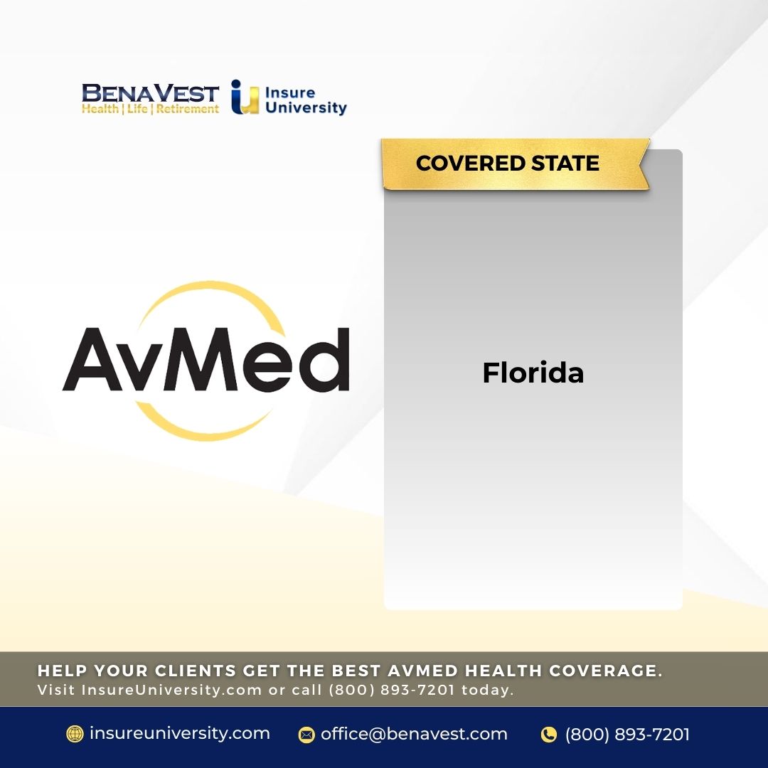 InsureUni's tweet image. Help your clients navigate AvMed health insurance plans in Florida. Find the coverage they need today! 💼💡

#InsuranceAgents #HealthInsurance #ACAPlans #InsuranceCoverage #AgentSupport #InsuranceSales