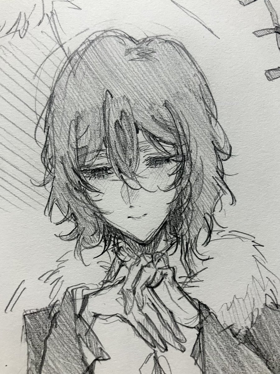 urah0402's tweet photo. 寒くて顔が赤くなってるフョの絵しか描いてませんよ
 #BSD https://t.co/6jhZwhaXFq