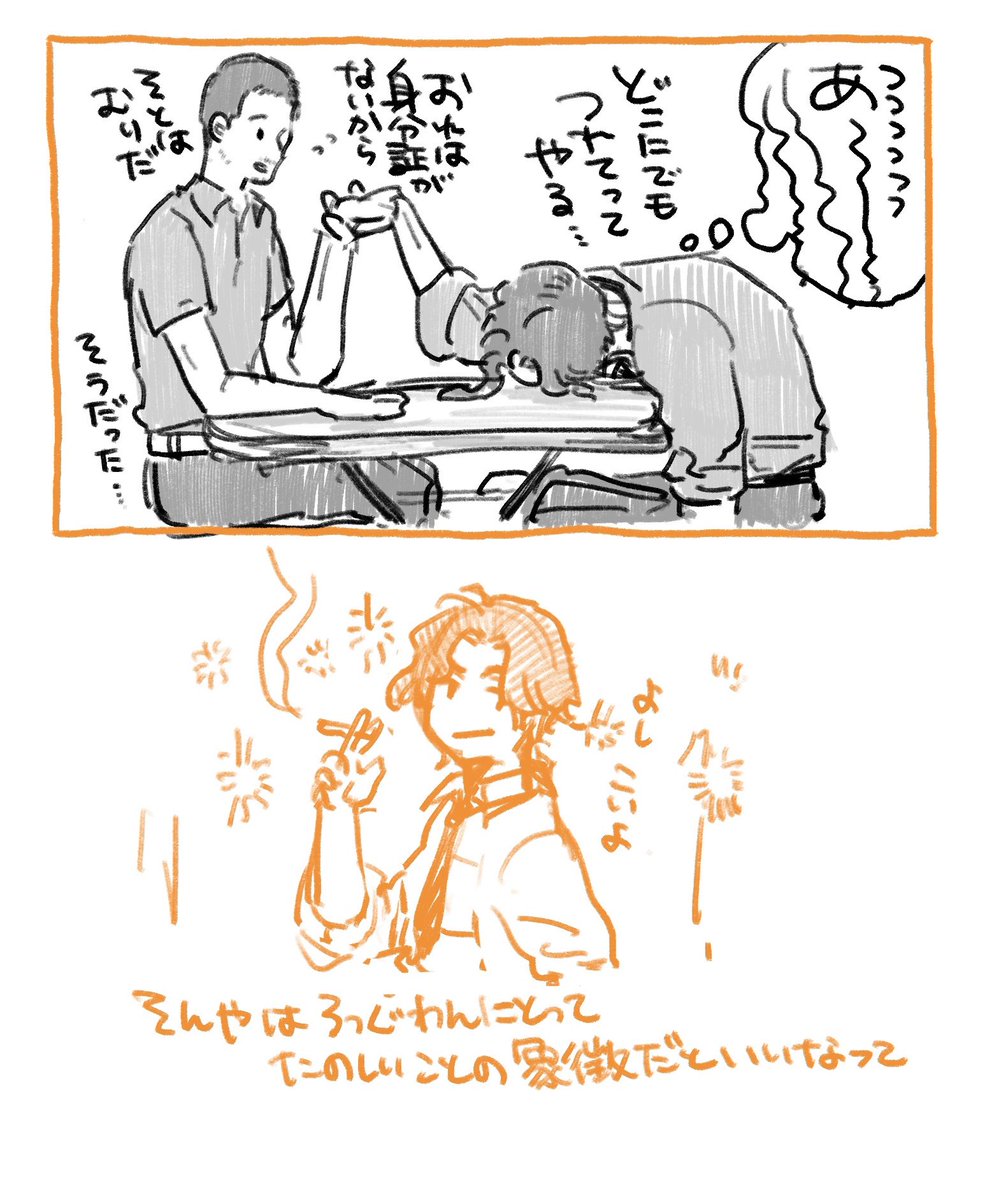 引用のおまけの信と洛🐶