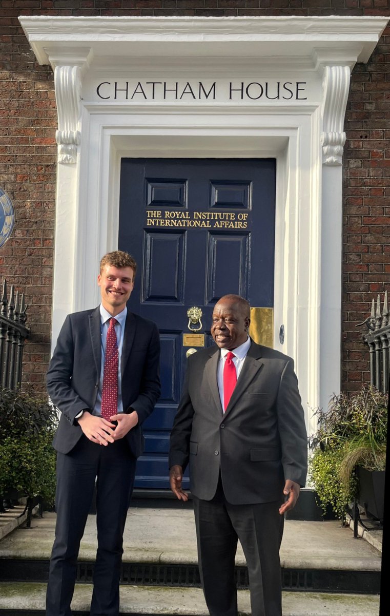 AfricaProg's tweet photo. 🇰🇪 | This week, we welcomed former Cabinet Secretary and now presidential aspirant Dr Fred Matiang’i (@RealMatiangi) to @ChathamHouse to discuss the outlook for #Kenya’s political opposition in the lead up to elections in 2027, and the prospects for democratic politics to meet citizens’ demands.

#CHAfrica