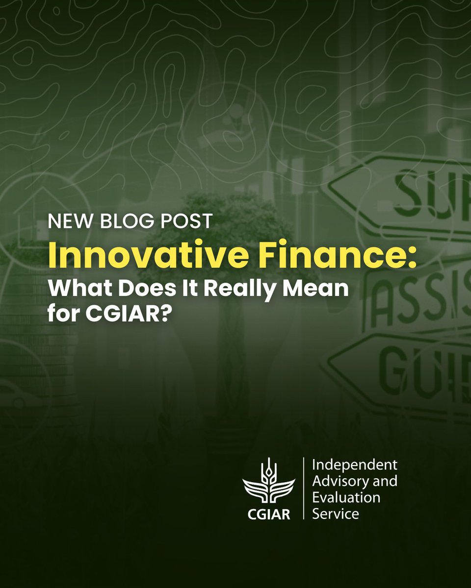 CGIAR Independent Advisory and Evaluation Service tweet media