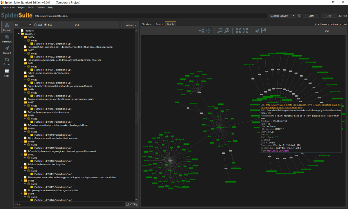 spider_suite's tweet photo. A new and improved user interface
#BugBounty #CyberSecurity https://t.co/z28ZZeqBFU