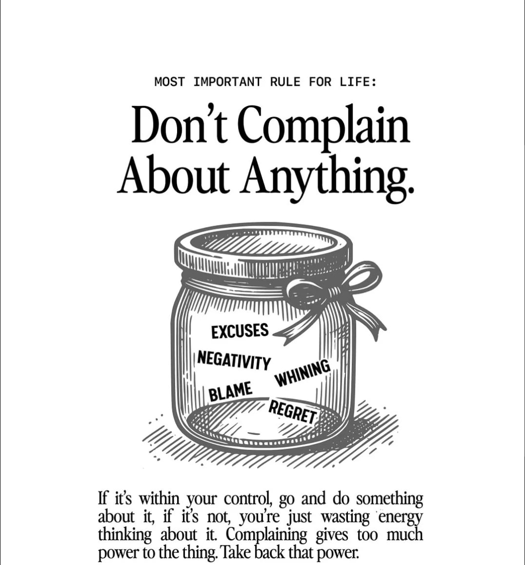 Mia334698's tweet photo. Whatever happens, if it can be changed, take action; if it cannot be changed, don't waste energy thinking about it. Complaining only makes problems bigger, while true power lies in taking action. Let's take control of our lives, reject negativity, and create positive change https://t.co/VdaYCuGhJV