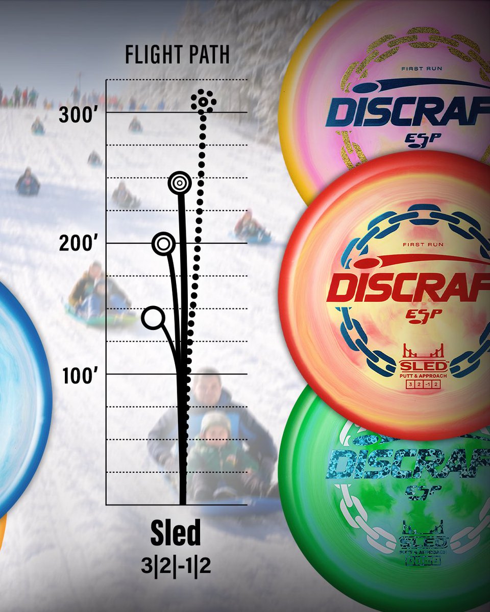 DiscraftDG's tweet image. Get your Sled on! 🛷

The First Run Sled is now available at Discraft.com! If you’re looking to purchase a specific Sled, we will have 50 individually listed on the Discraft Factory Store TODAY at 3 pm ET! 

#discraft #discgolf #sled #pdgaworlds