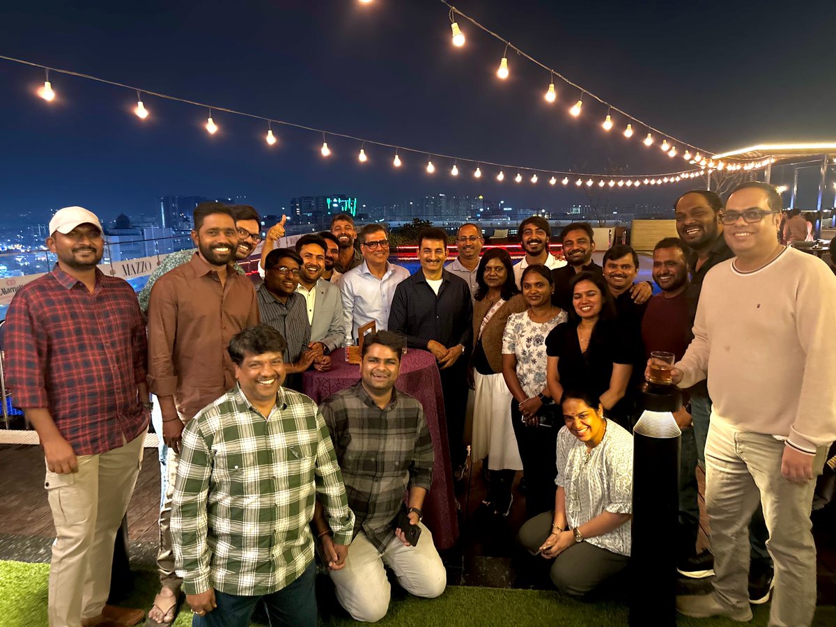 Infovity's tweet photo. #TeamInfovity
Last night the #Infovity India team came together for a wonderful #evening of great food, conversations &amp; plenty of laughter🥳Moments like these remind us that strong teams are built not just through the work we do but through the connections we build along the way! https://t.co/1QX6Gn3y0V