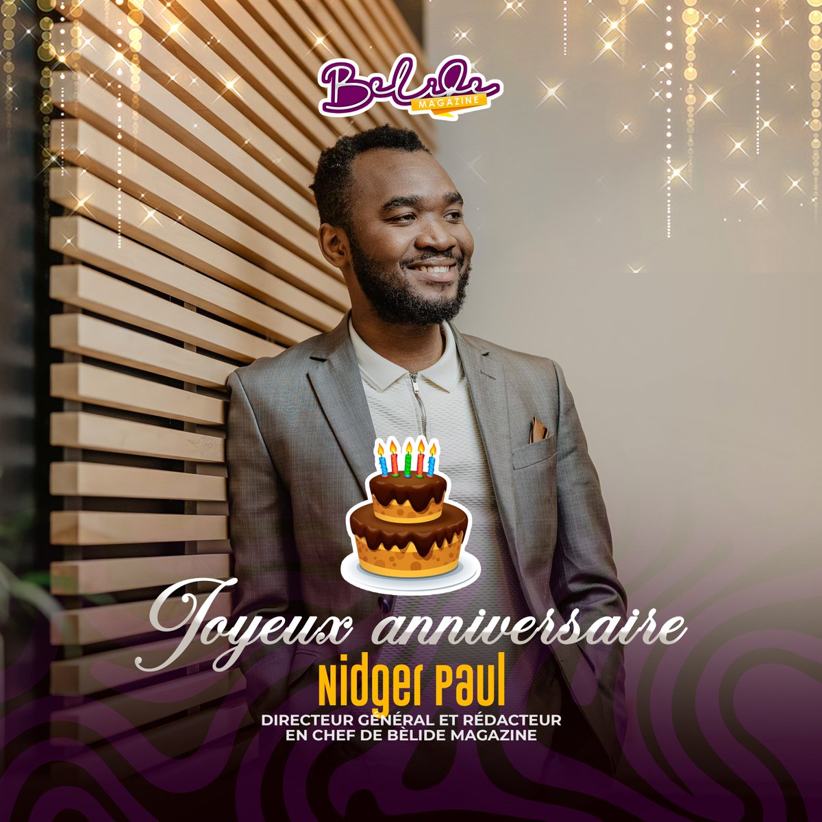 Joyeux anniversaire à notre DG et Rédacteur en Chef, <a href="/NidgerPaul/">Nidger PAUL</a> 🥳