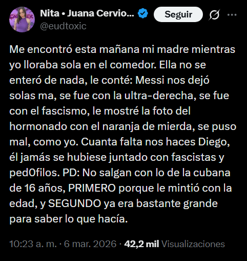 Hay gente que esta muy sola