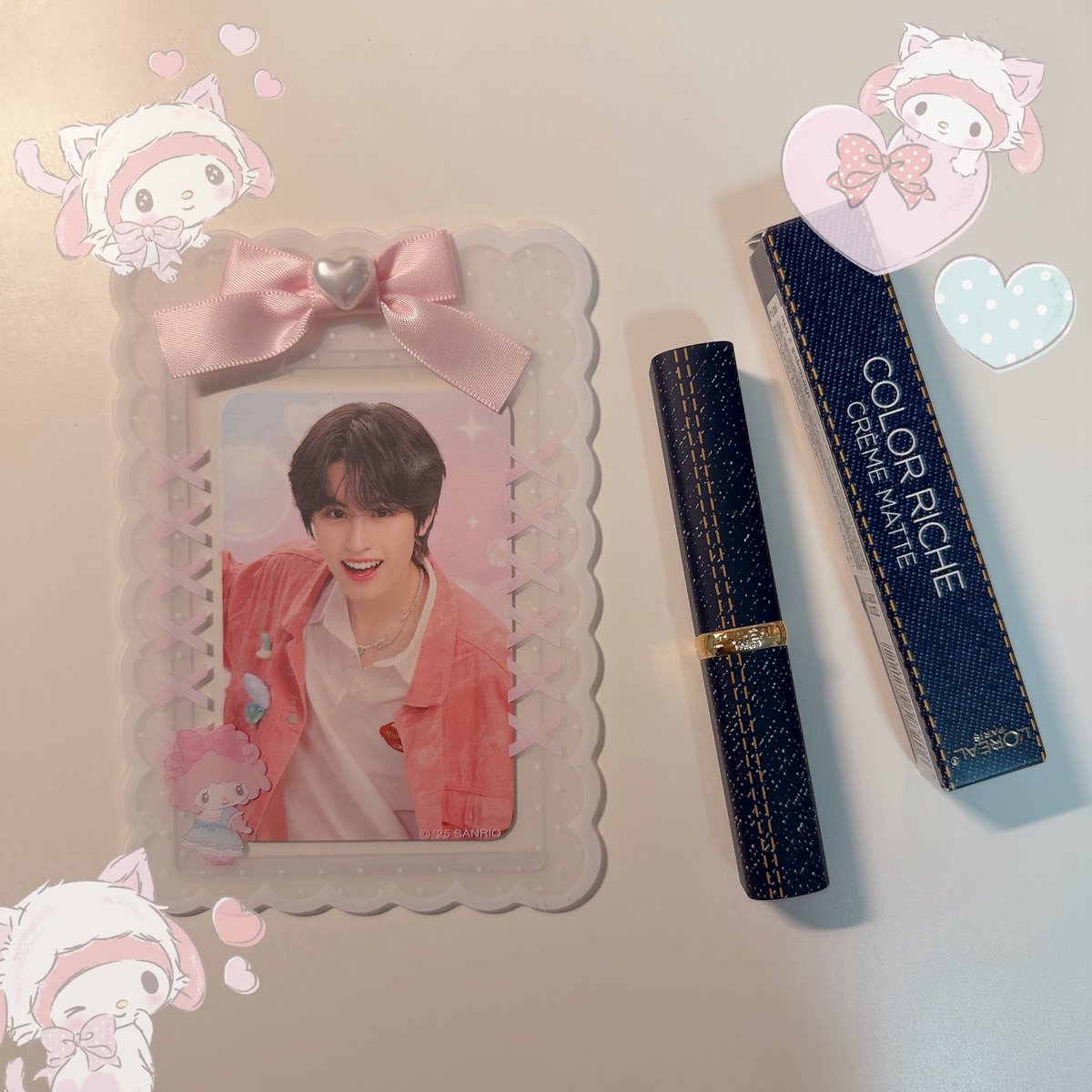todayismyrjaa's tweet photo. ซื้อตามน้อมเอ ꒰ ⸝⸝ɞ̴̶̷ ·̮ ɞ̴̶̷⸝⸝꒱
#AAashirakorn #LOrealDenimColorRiche #LOrealMakeupTH #LOrealParisTH https://t.co/sgRr15uTxp
