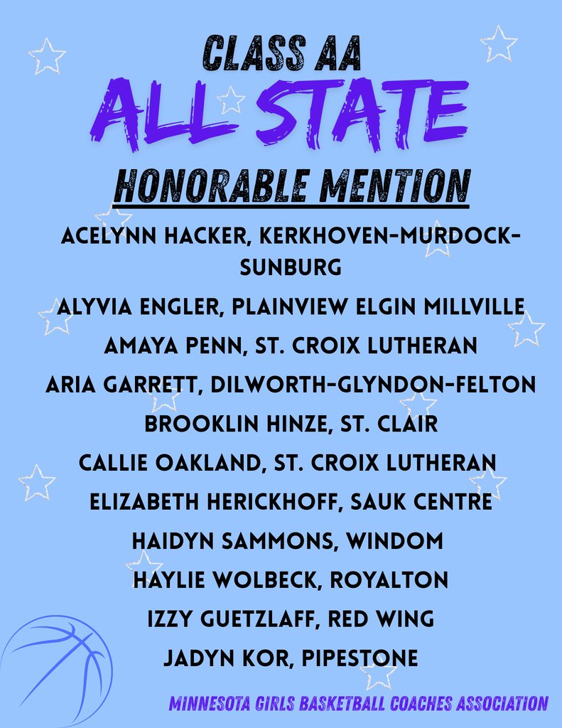 WindomEagles's tweet photo. Congratulations to Windom Eagle senior Haidyn Sammons on earning All-State Honorable Mention honors in Girls Basketball!

This is a prestigious honor awarded to only 30 players across all of MSHSL Class AA girls basketball, recognizing the top talent in the state. https://t.co/8ZJQKyGVE2