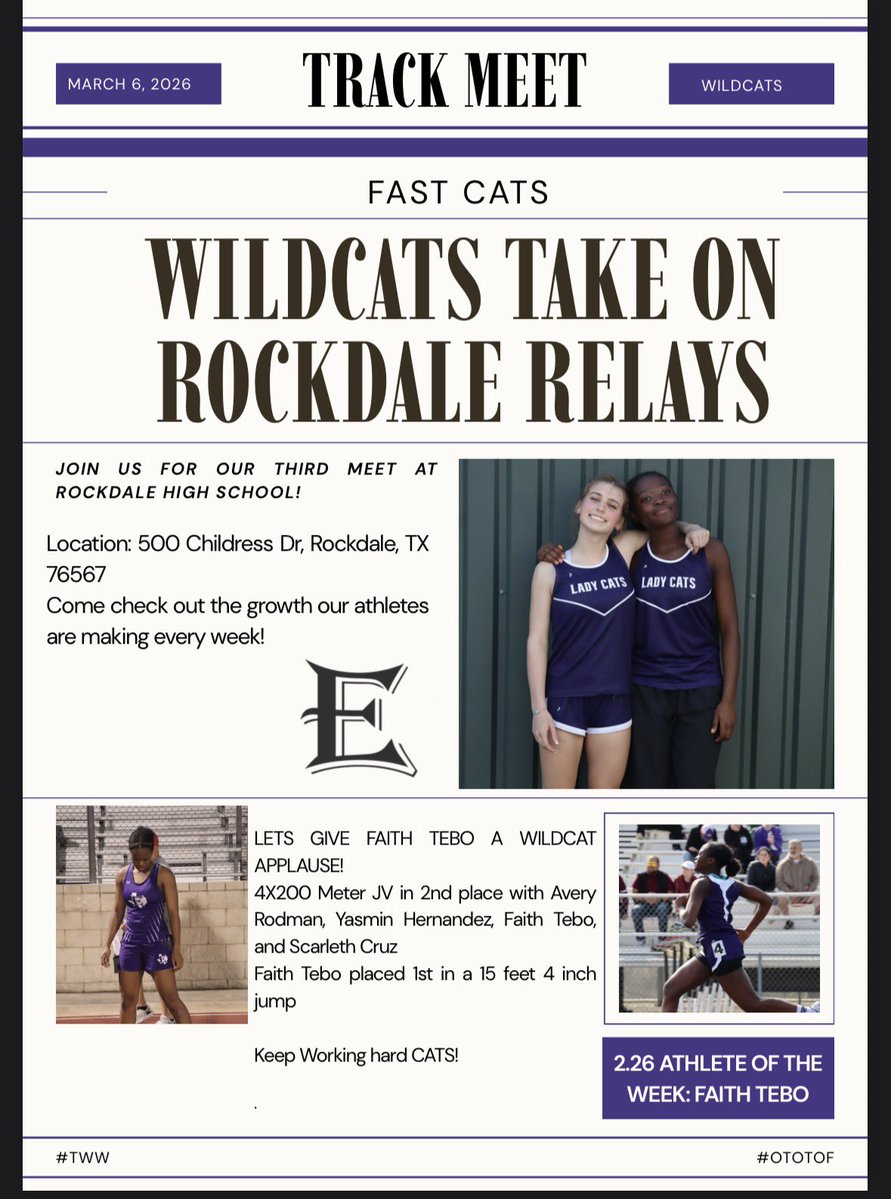 Elgin High School Track and Field tweet media