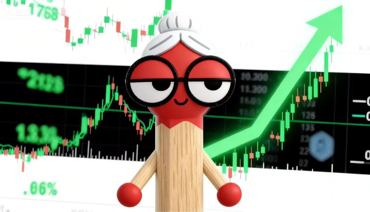 Meme圈正在变天。
上涨谁都会讲故事，下跌才是真考验。

 火柴奶奶和FLAP Launchpad
机制型MEME实验，不靠叙事，靠结构。
Treasury金库 + 下跌触发回购燃烧
关键点位主动护盘、重塑预期、通缩螺旋。

社区预售火爆，这才是穿越牛熊的设计。

#MEME #FLAP