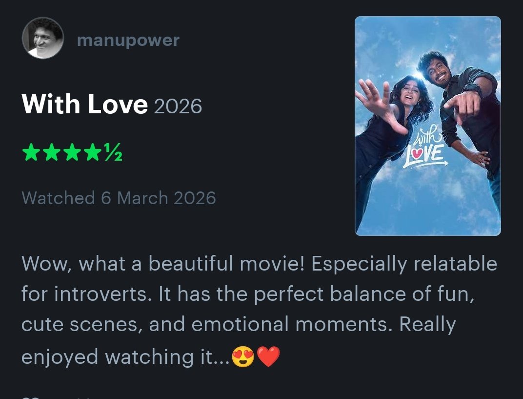 manupower01's tweet image. Feel good movie ista padoru, miss maad de nodi...

#WithLoveOnNetflix 
#KannadaDubbed