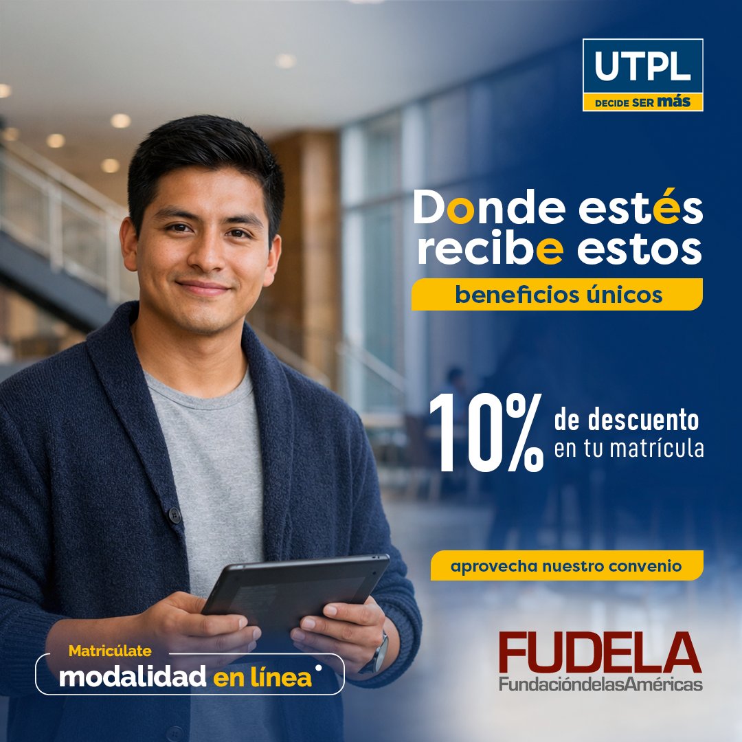 #Difusión UTPL 📣 I 🎓 Estudia en la universidad #1 en educación en línea ...