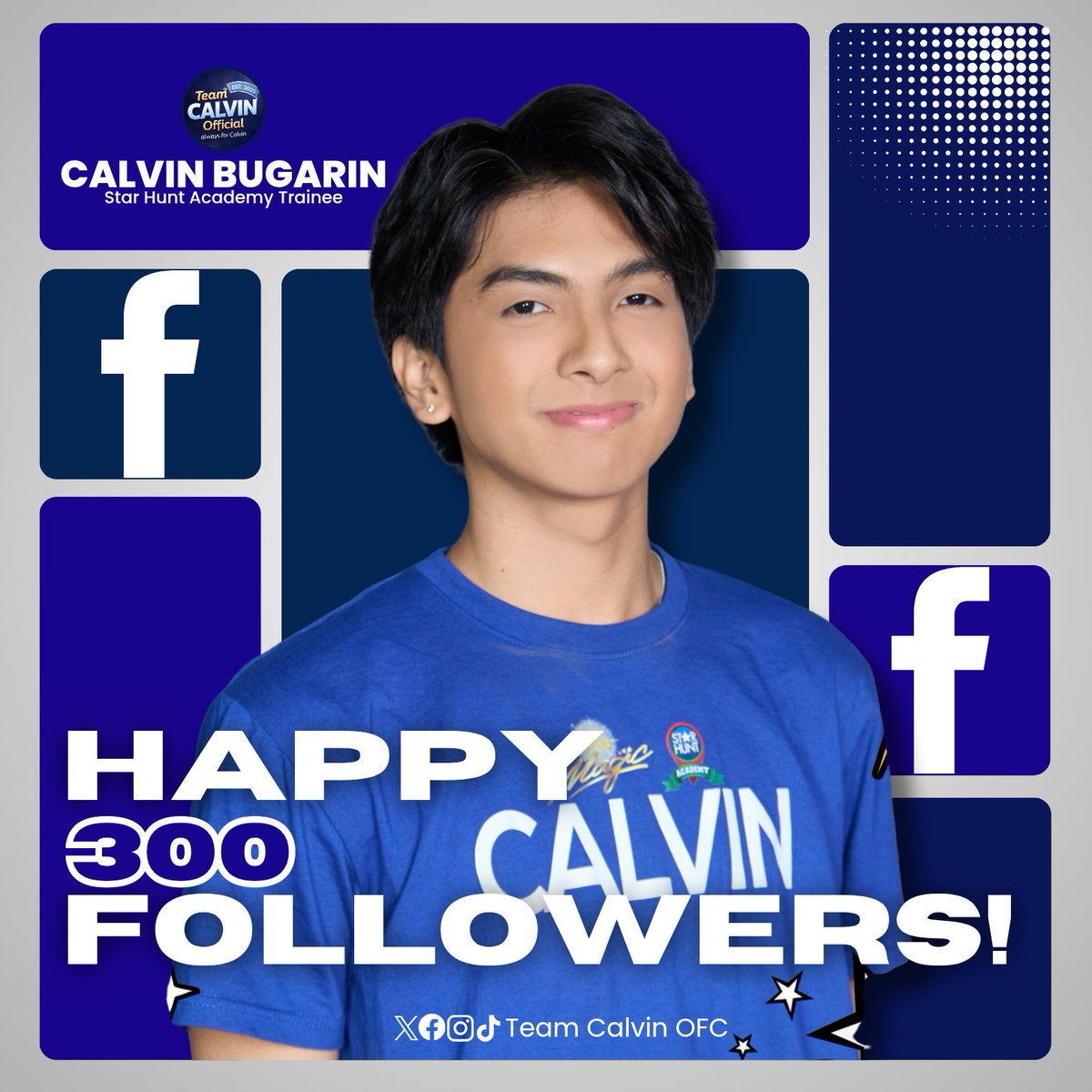 updates4calvin's tweet photo. HAPPY 300 FB FOLLOWERS! 🤍💙

#CalvinBugarin #SHACalvin #SHAboys #StarHuntAcademy #SHATRAINEES https://t.co/cVCgT8dHii