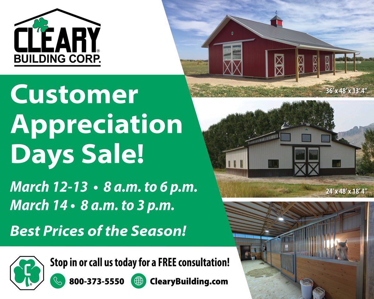 Cleary Building Corp tweet media