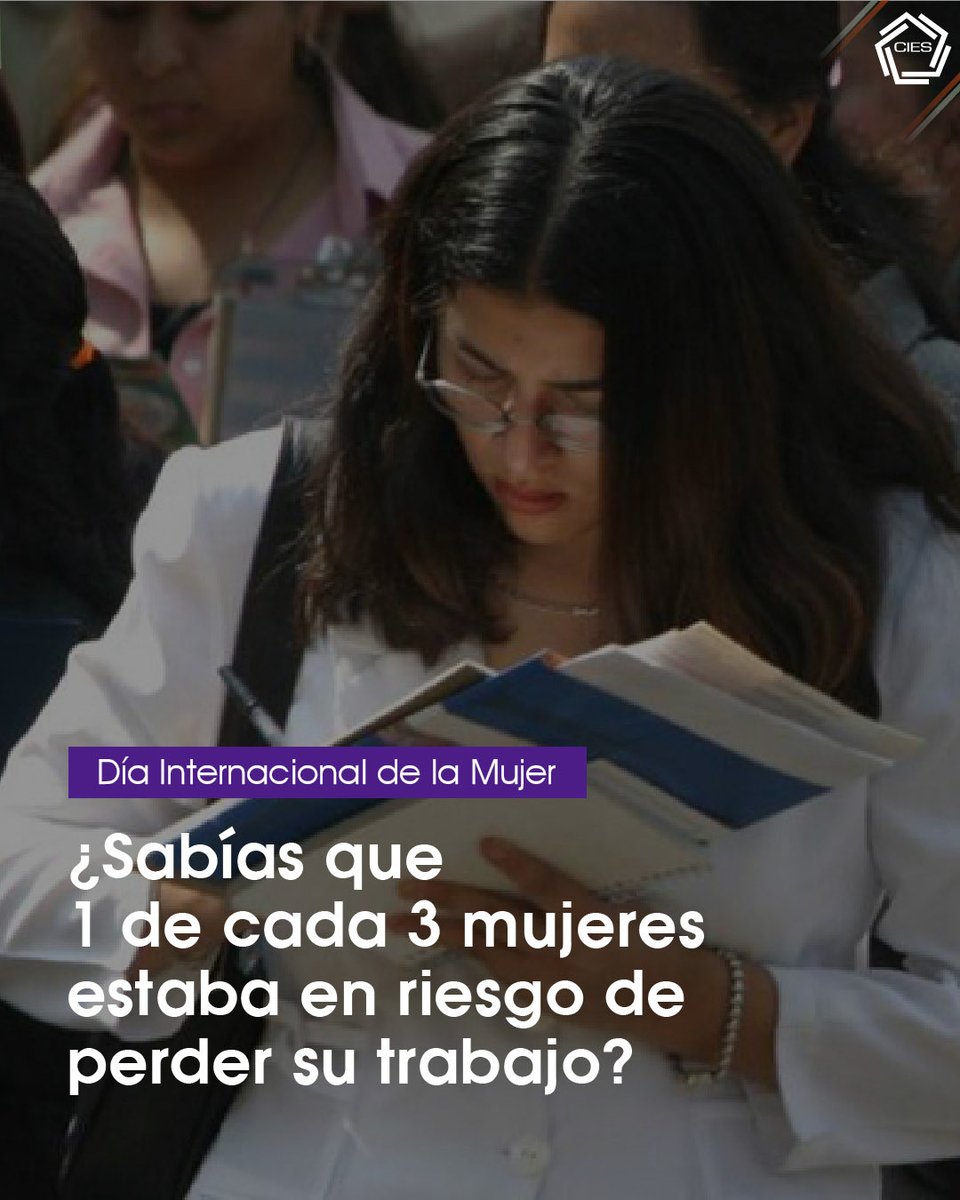 CIESLimaPeru's tweet photo. En el marco del #DíaInternacionalDeLaMujer, compartimos una investigación de la economista Stephy Riega, ganadora del Concurso de Investigaciones CIES 2025, que aborda este tema.

🔎 Revisa la investigación completa en nuestra página web:
https://t.co/Bshnuv98Ta https://t.co/1Ftcgzbx6U