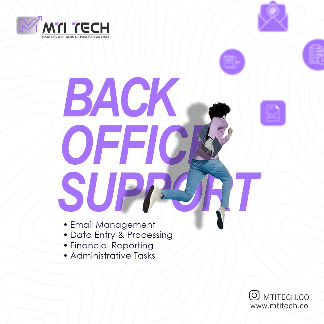 MtitechLLC's tweet photo. For many forward-thinking enterprises, the solution lies in to leverage strategic Back Office Support Services.

In the modern business landscape, outsourcing is no longer just about “cutting costs” it is for operational efficiency.

By delegating complex, time-consuming tasks to specialized teams, you remove the administrative bottleneck.

#mtitech provides solutions for more details: https://t.co/DrFkGcWsVL

#quickbooks #intuit
