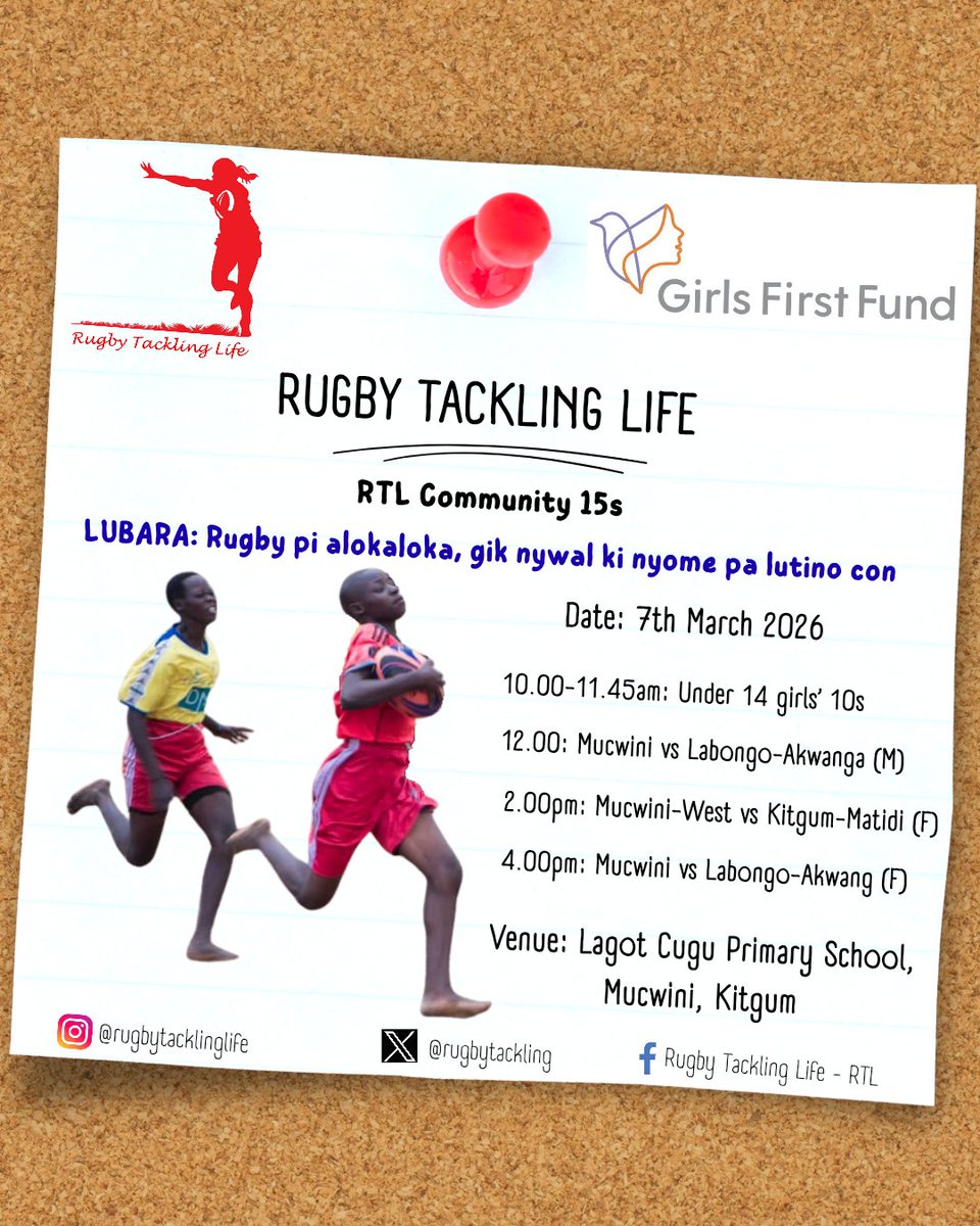 Rugby Tackling Life (RTL) - Uganda tweet media
