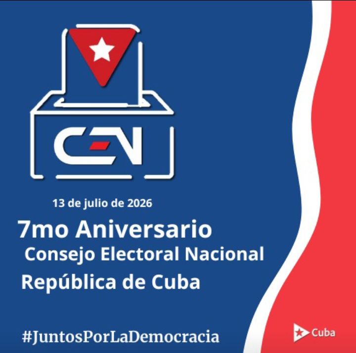ConsejoPinar's tweet image. El #ConsejoElectoralNacional en el año de su #Séptimo Aniversario, se perfecciona y prepara para asumir retos 
superiores en el 2026.
#JuntosPorLaDemocracia #CubaEstáFirme