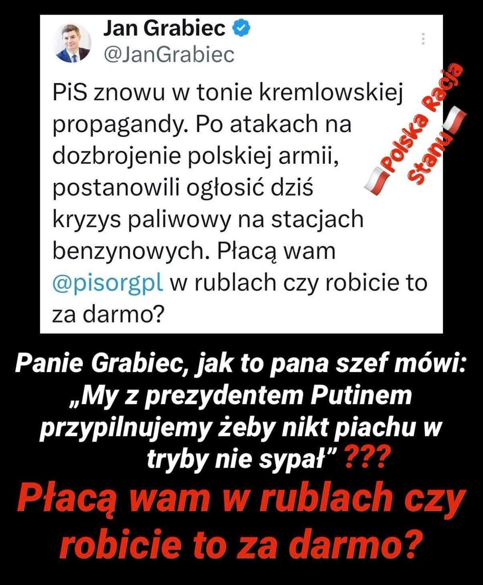 Grabiec czopek Tuska